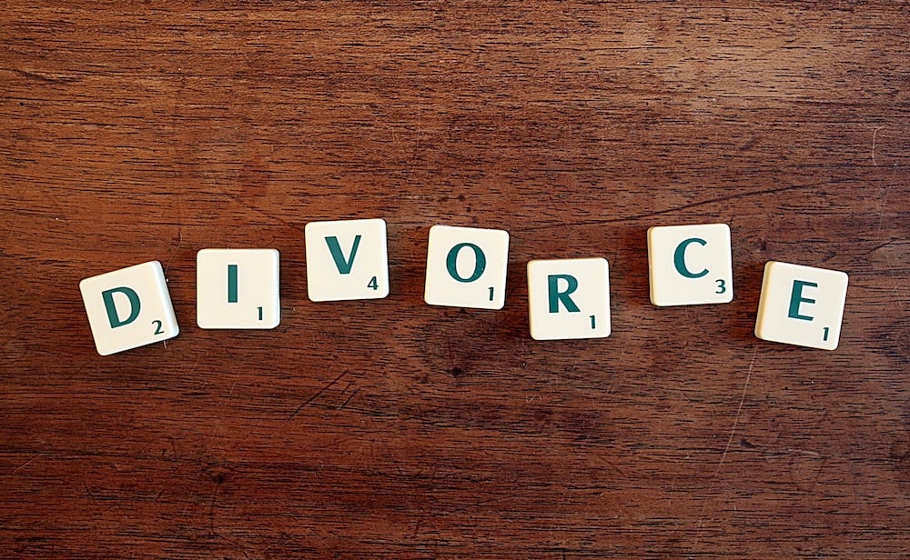 divorce spelled out