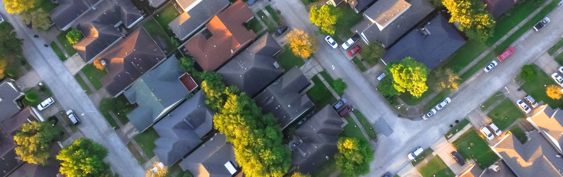 Residential house aerial